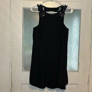 Free People Women’s Black Sexy Cut Out Mini Dress with Show Lace Straps Size XS